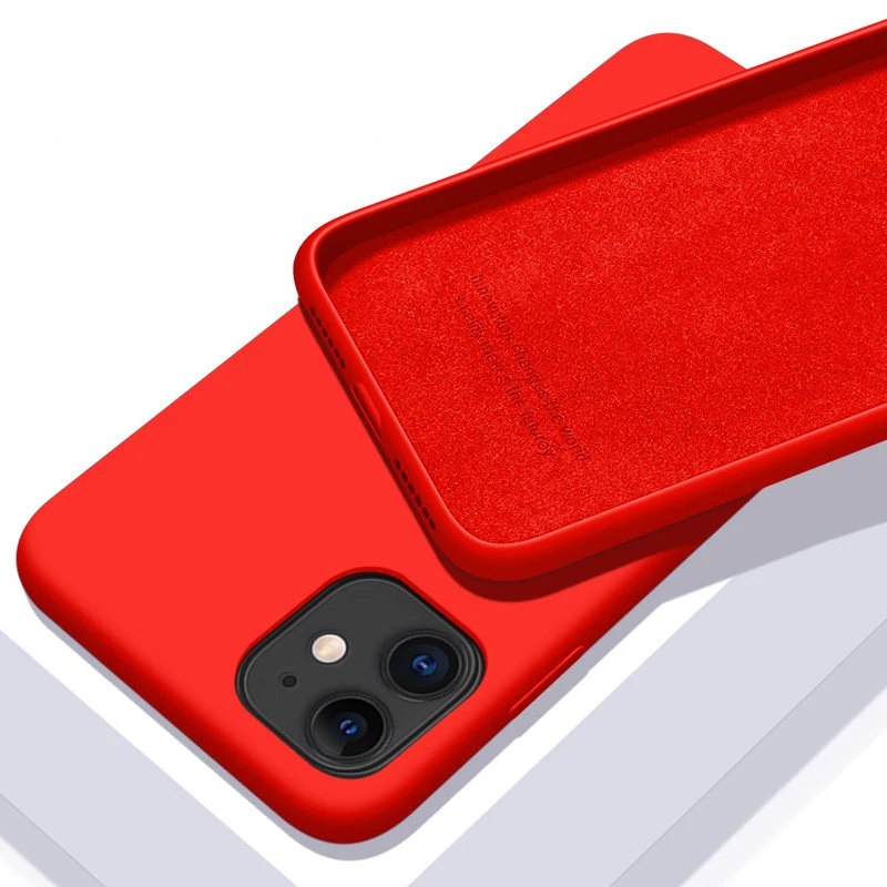 Solid Color Soft Silicone Case for iPhone Solid Color Soft Silicone Case for iPhone