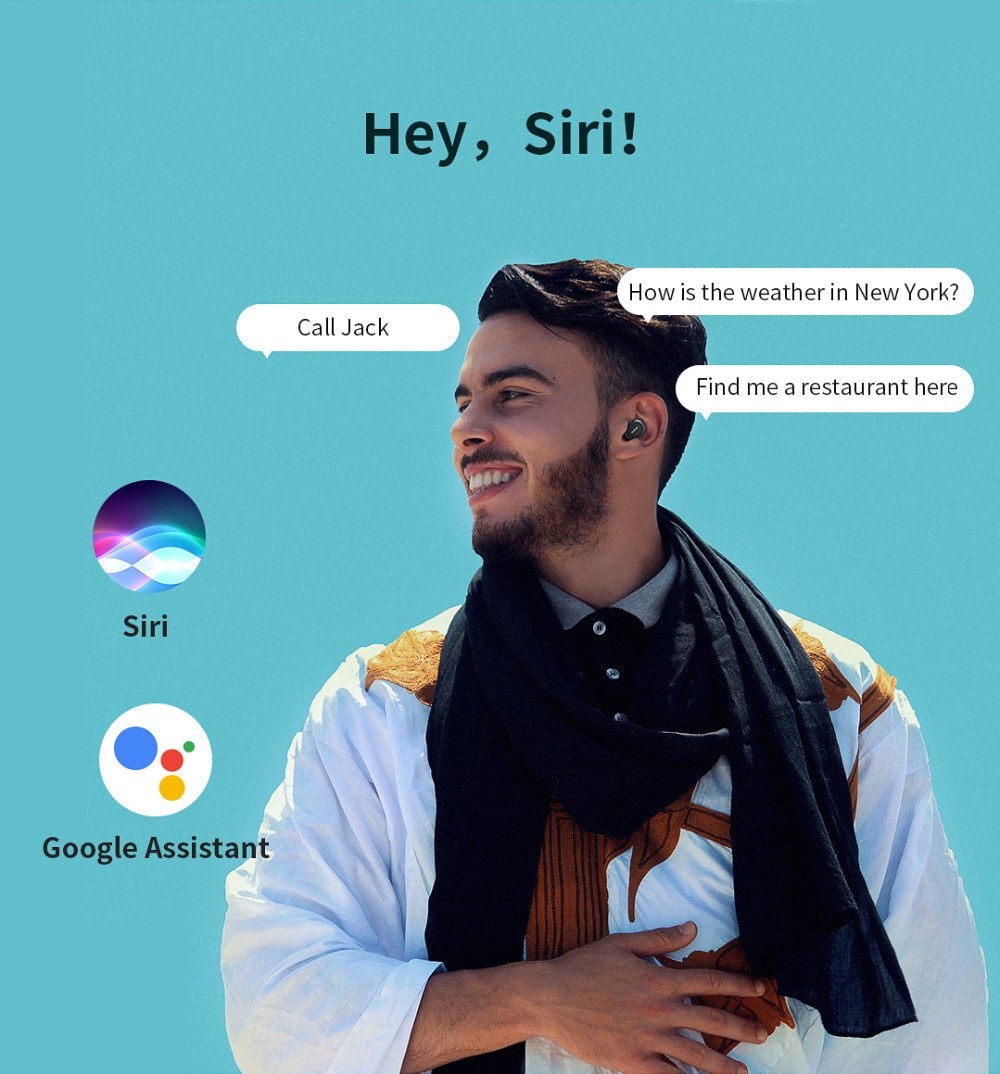 Dual Microphone Bluetooth Earphones with Charging Box Dual Microphone Bluetooth Earphones with Charging Box