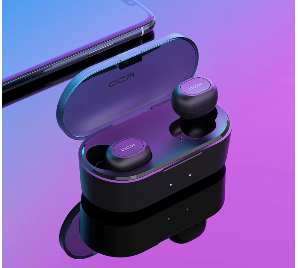 Dual Microphone Bluetooth Earphones with Charging Box - Imagen 5