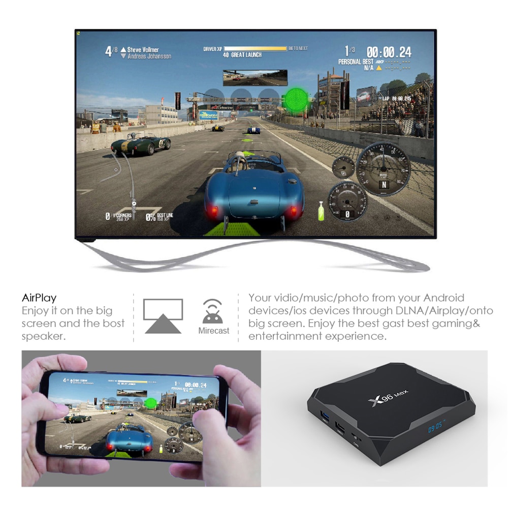 Android 9.0 Amlogic Quad Core 4K TV Box - Imagen 7