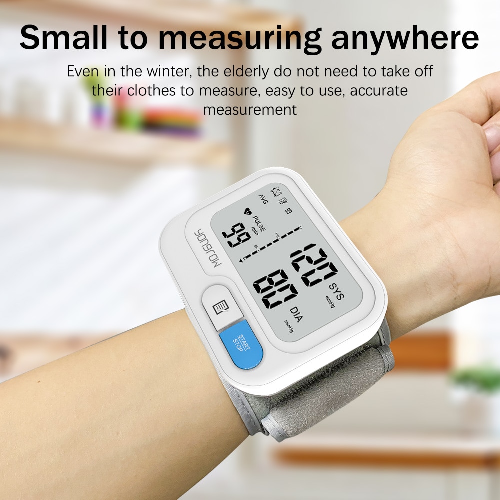 Automatic Digital Wrist Blood Pressure Monitor - Imagen 3