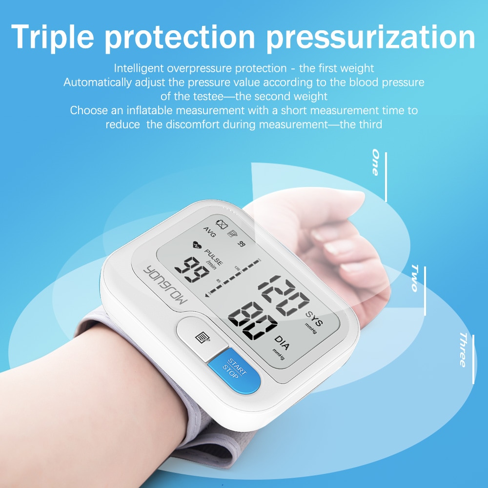 Automatic Digital Wrist Blood Pressure Monitor - Imagen 6