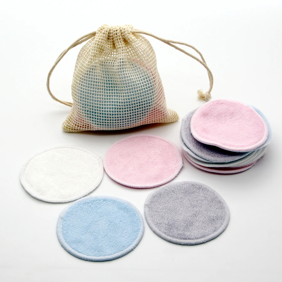 Reusable Bamboo Makeup Remover Pad 12 Pcs Set Reusable Bamboo Makeup Remover Pad 12 Pcs Set