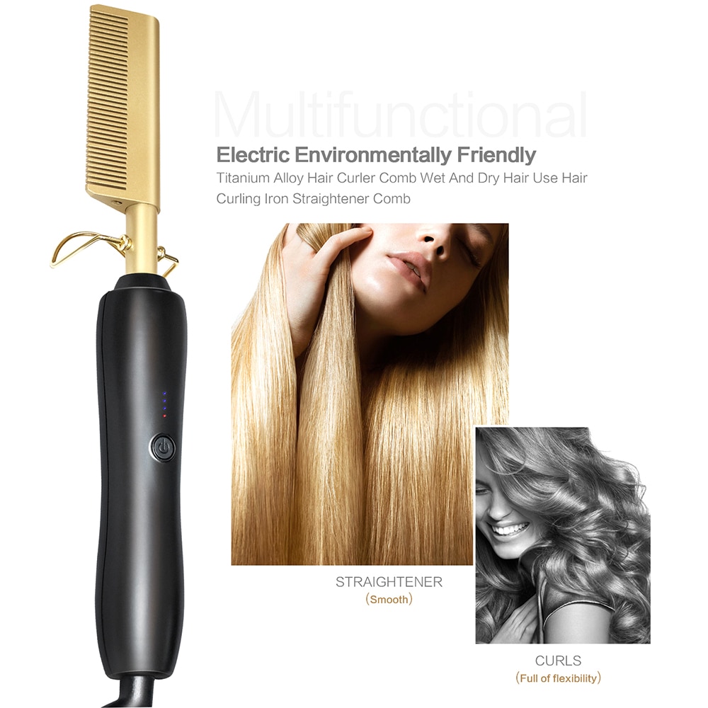 Hair Straightener Heat Comb - Imagen 6