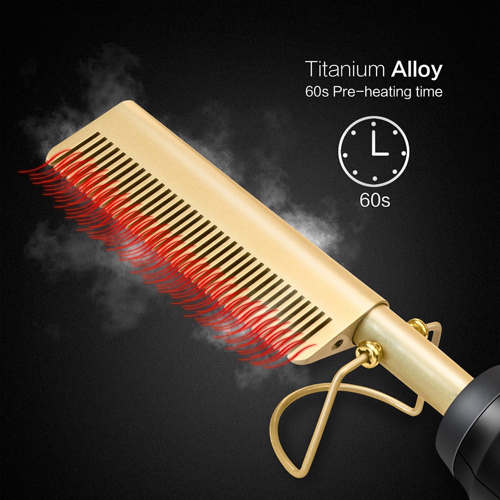 Hair Straightener Heat Comb - Imagen 5
