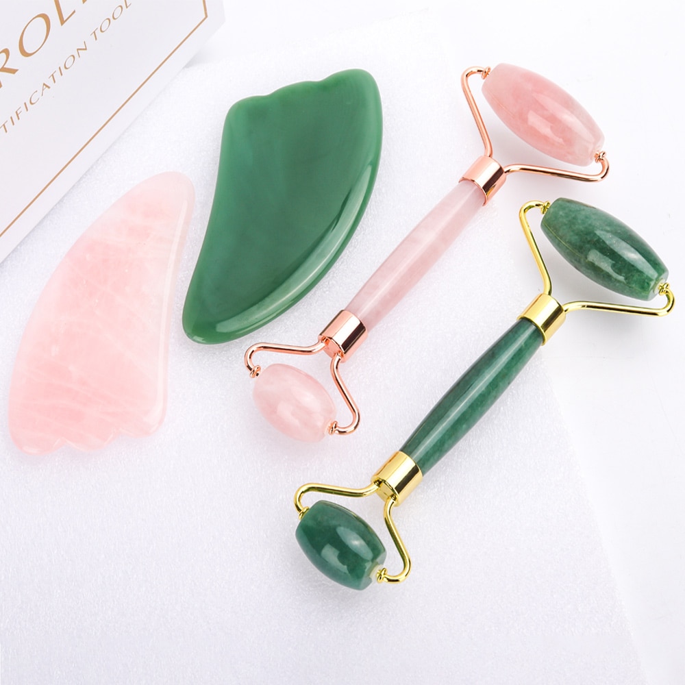 Rose Quartz Jade Face Massage Roller Rose Quartz Jade Face Massage Roller